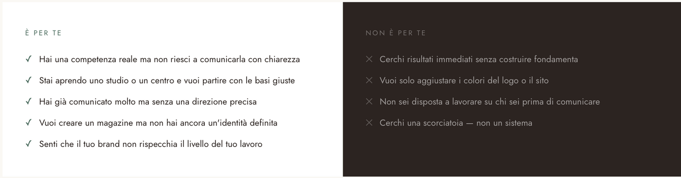 <p>A CHI SERVE</p><h2>Serve a te se riconosci questa situazione.</h2>